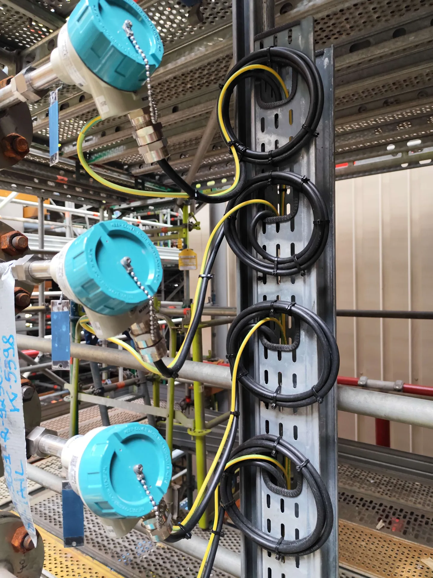 Priemyselné elektromontáže - project installation detail